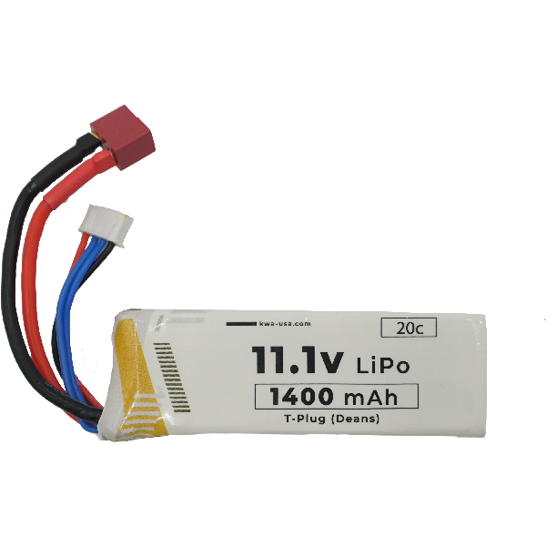 KWA 11.1V 1400mAh LiPo Battery