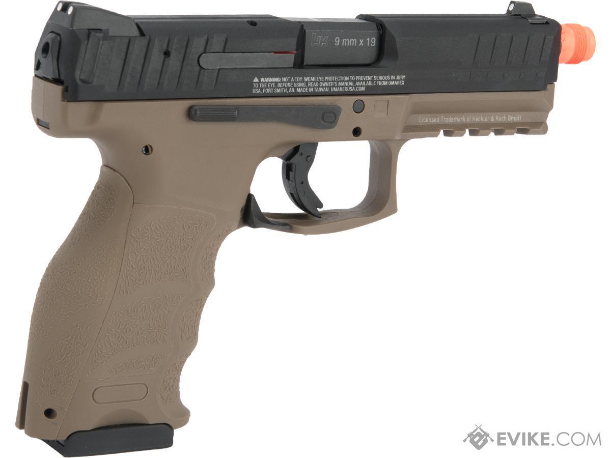 UMAREX / H&K Licensed VP9 Striker Fired Full Size Airsoft GBB Pistol (Color: Black / Flat Dark Earth)